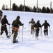 Fort McCoy CWOC class 21-03 students train using snowshoes, ahkio sleds