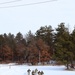 Fort McCoy CWOC class 21-03 students train using snowshoes, ahkio sleds