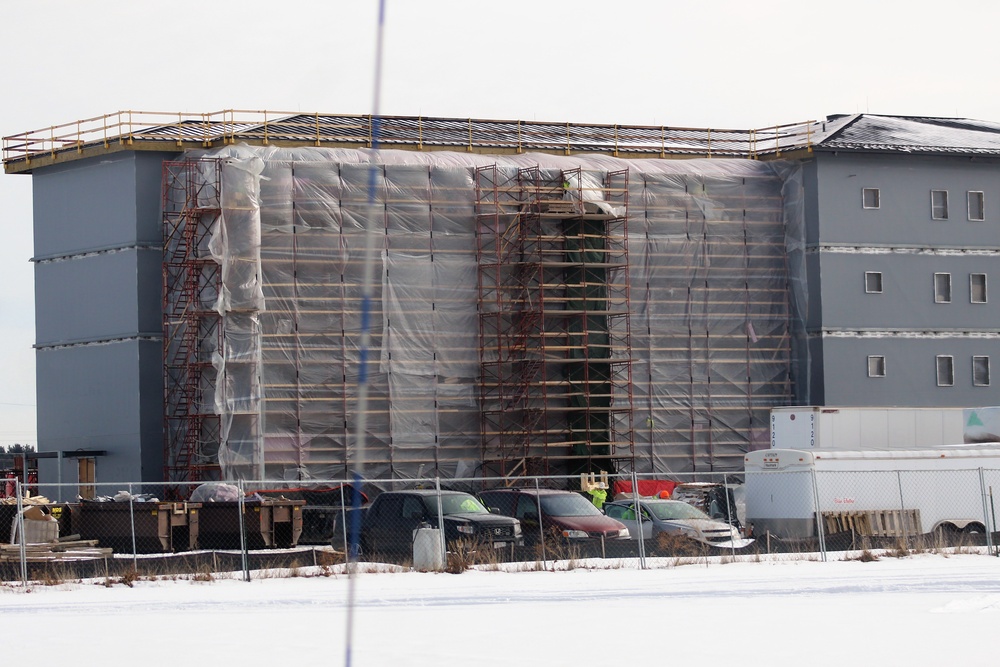Construction of new, modern barracks building continues at Fort McCoy