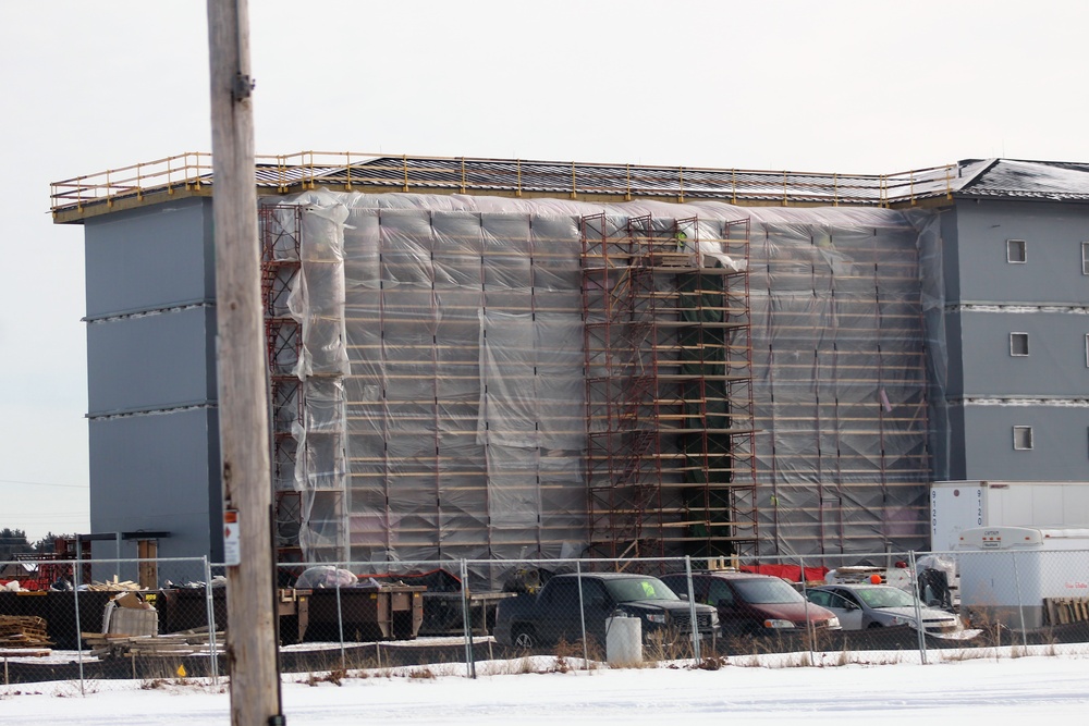 Construction of new, modern barracks building continues at Fort McCoy