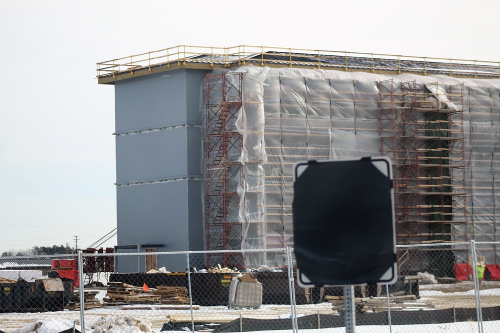 Construction of new, modern barracks building continues at Fort McCoy