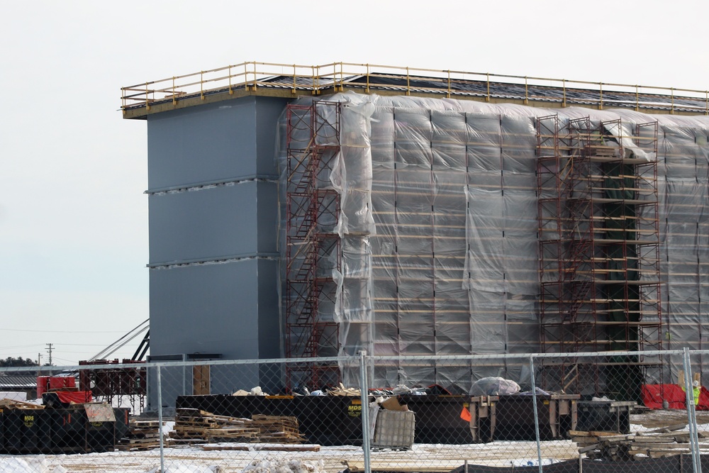Construction of new, modern barracks building continues at Fort McCoy