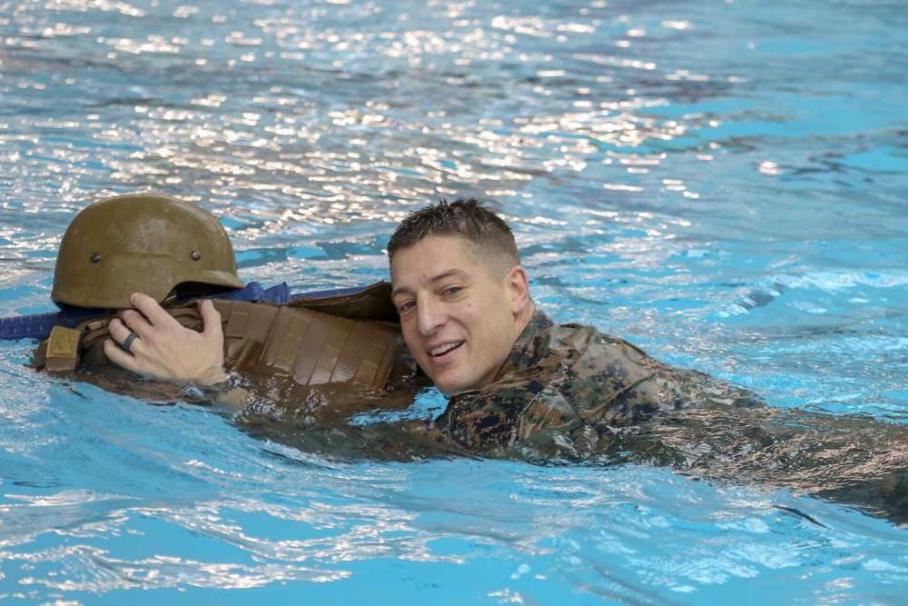 Marines complete swim qualification