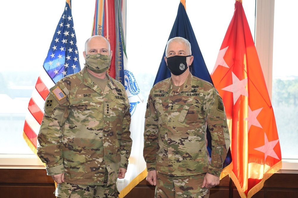 CHIEF OF CHAPLAINS DISCUSSES SOCIAL ISSUES WITH ARMY MATERIEL COMMANDER