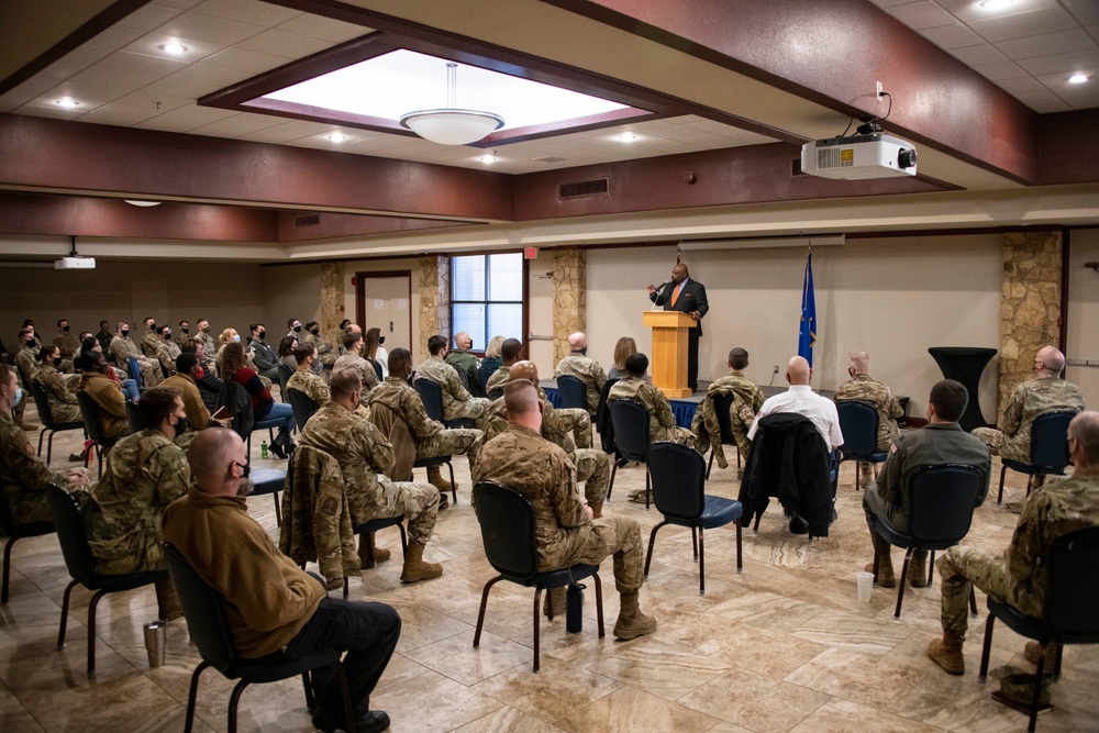 Dr. Rigsby visits Altus AFB during Black History Month