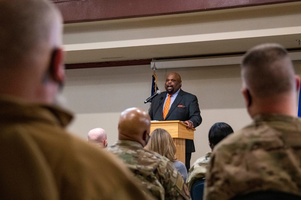 Dr. Rigsby visits Altus AFB during Black History Month