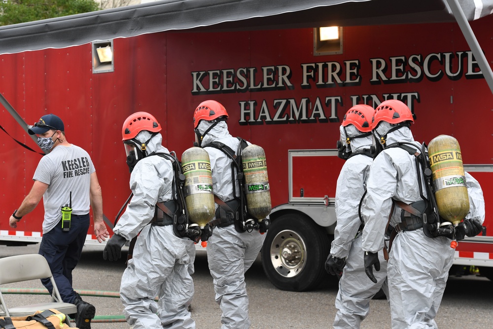 Keesler responds to suspicious package