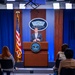 Pentagon Press Secretary John F. Kirby briefs the press