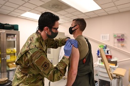 Team Kingsley receives first doses of COVID-19 vaccine