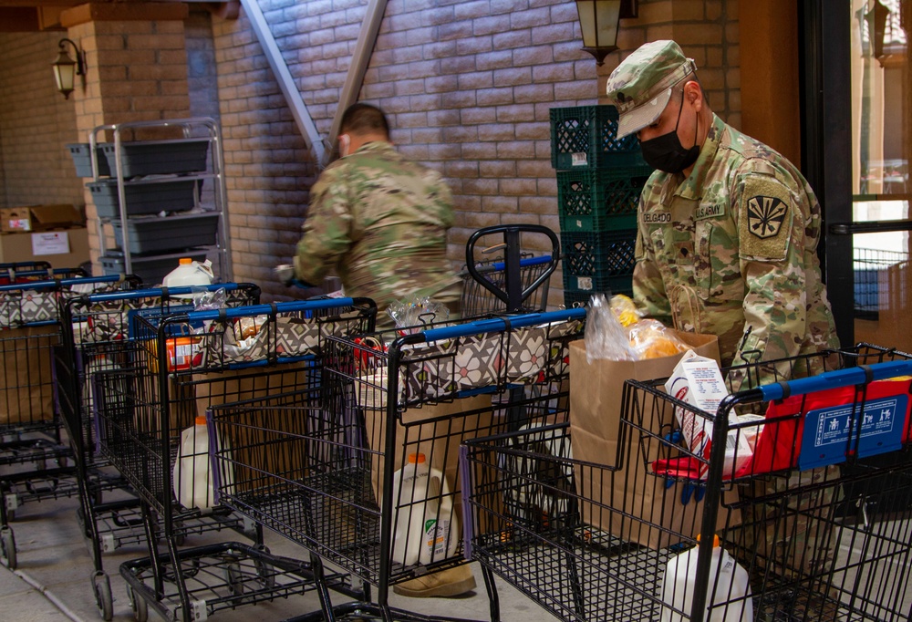 Arizona National Guard Helps Pima County Food Bank