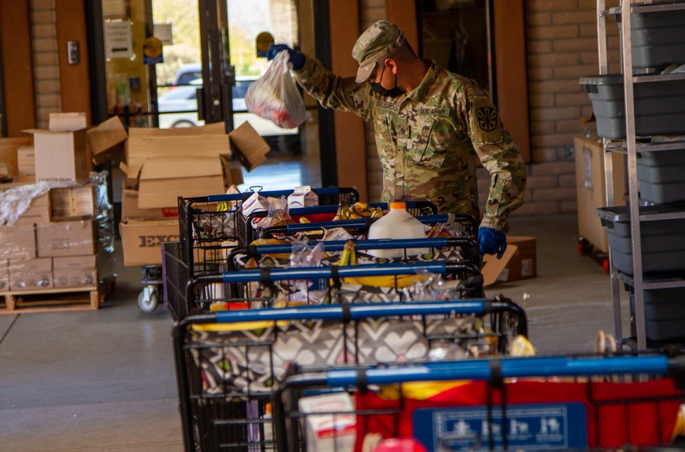 Arizona National Guard Helps Pima County Food Bank