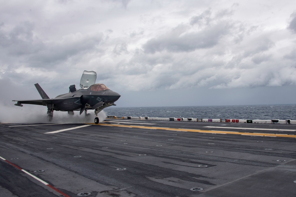 USS America (LHA 6) Conducts Flight Operations