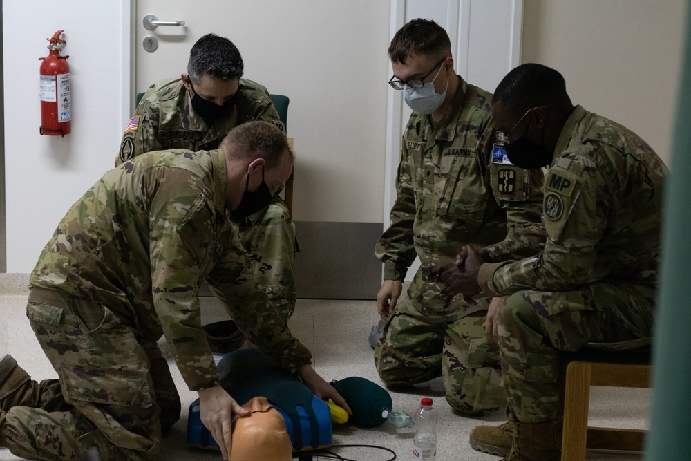 KFOR conducts CPR traininig