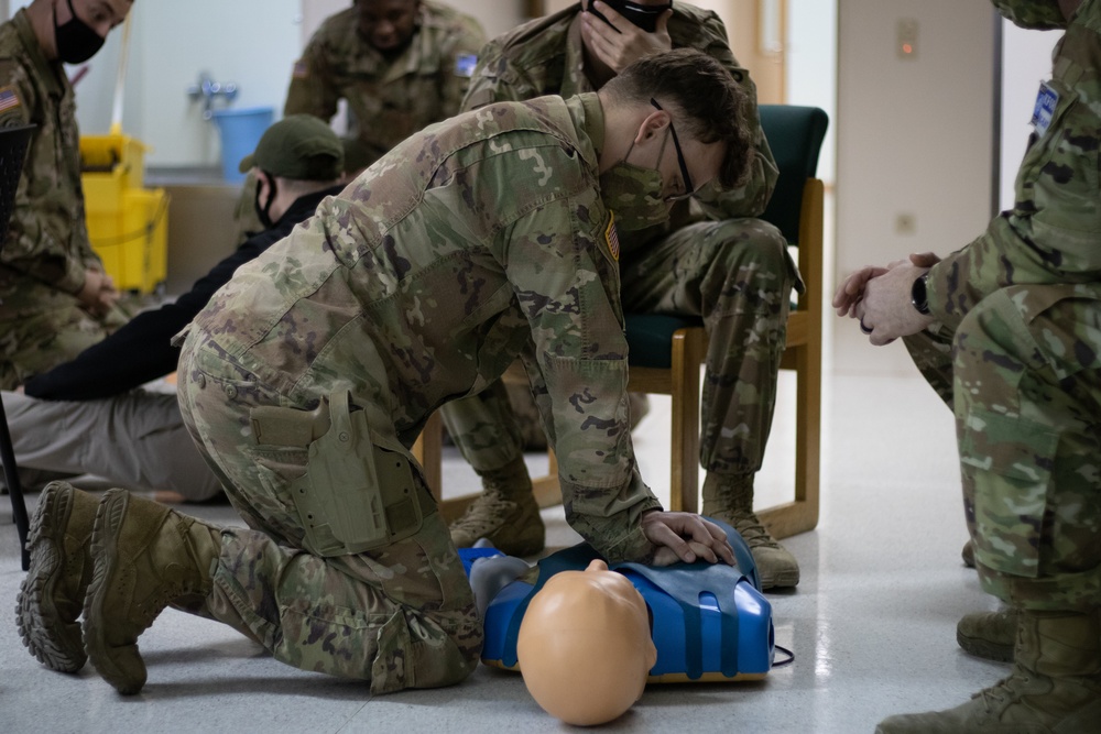 KFOR conducts CPR training