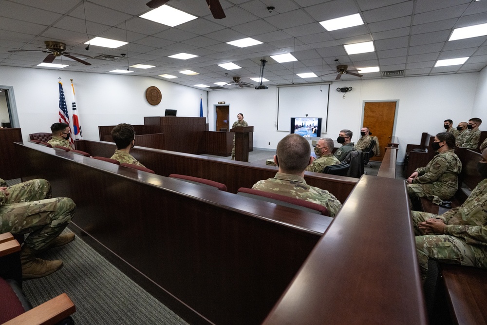 Osan’s Legal Team Opens New Courtroom