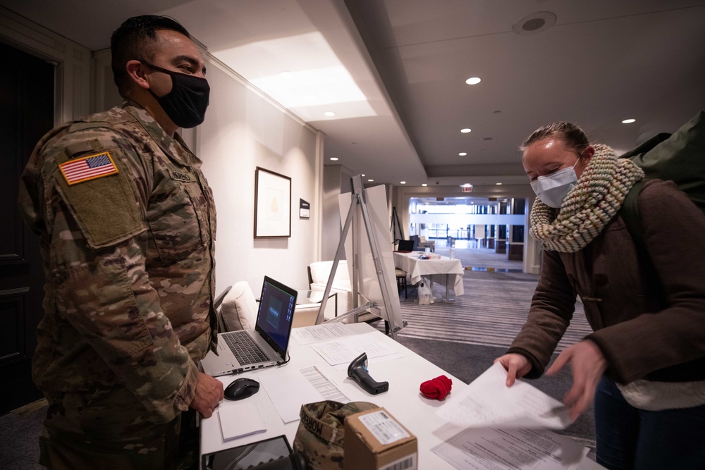 Task Force Northeast Receives Personnel in Support of COVID-19 Vaccine Response