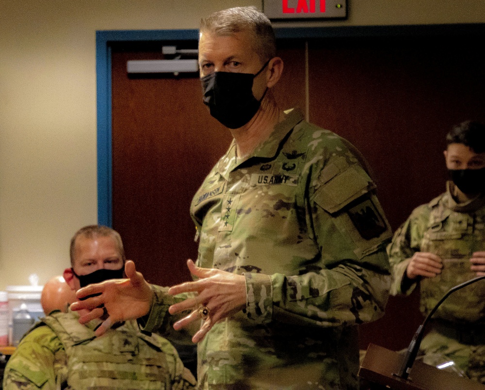 Gen. Hokanson Visits Vermont National Guard Troops