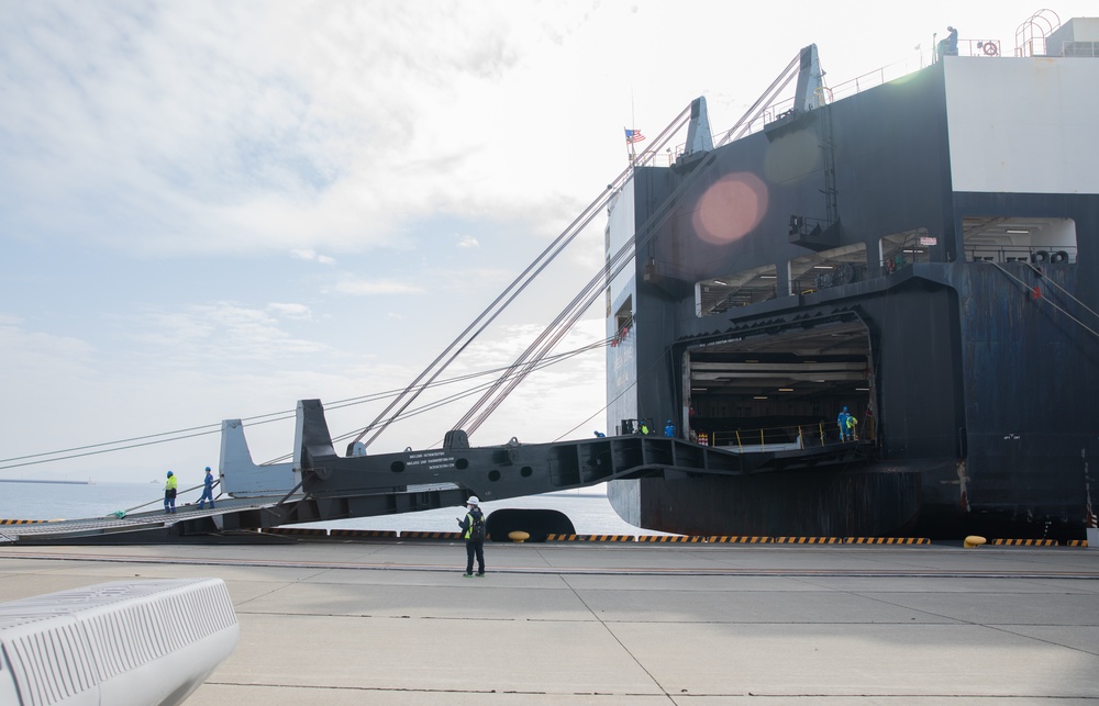 JGSDF V-22 Ospreys arrive at MCAS Iwakuni