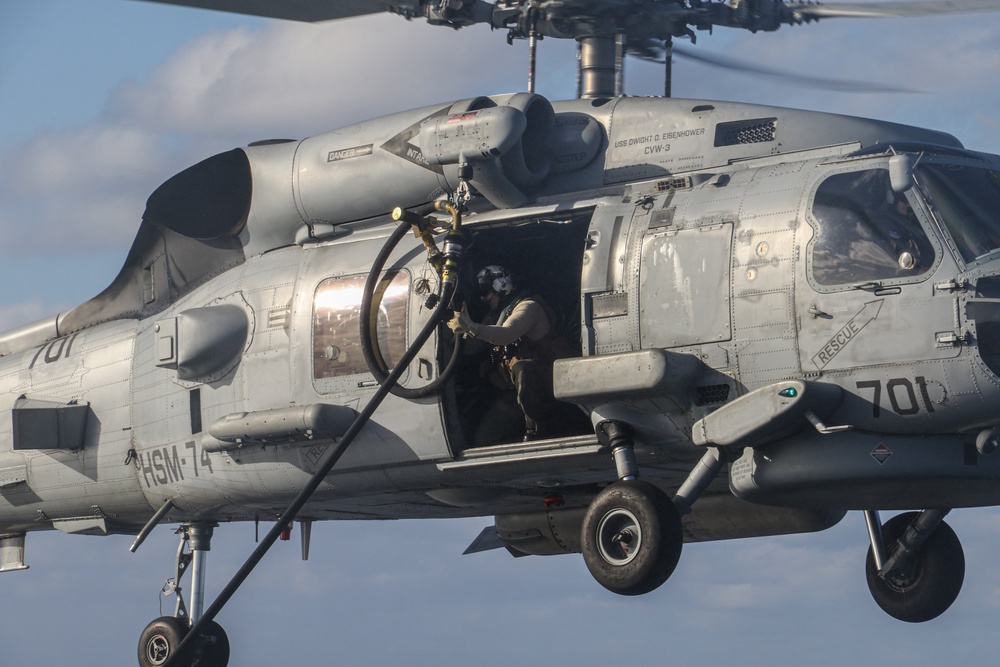 USS MAHAN Flight Quarters