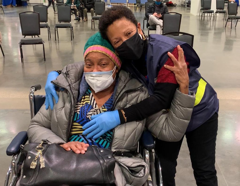 FEMA Staff Help Out at Covid Vaccination Site in Nashville, Tennessee