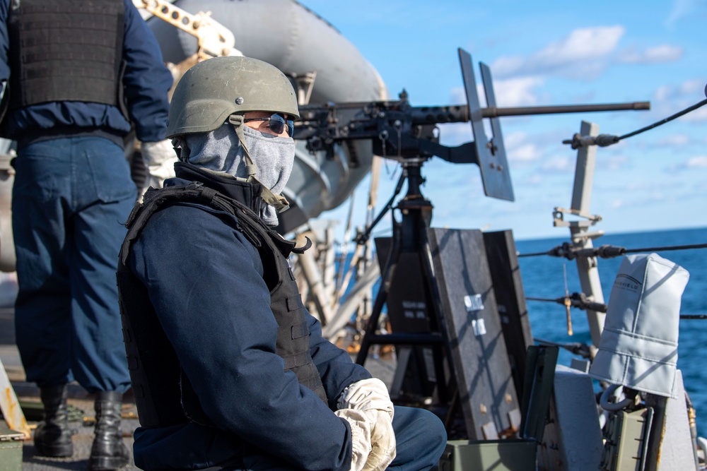 USS Laboon Conducts Live Fire Exercise