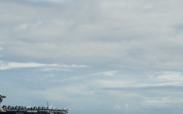USS Nimitz, USNS Matthew Perry conduct RAS