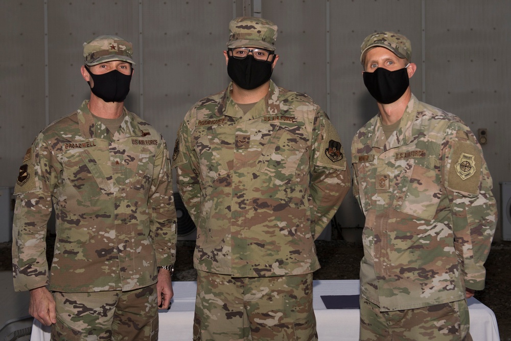 380th AEW Airmen transfer to U.S. Space Force