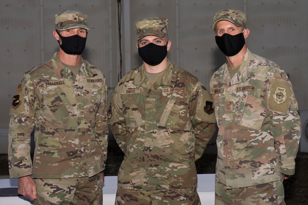 380th AEW Airmen transfer to U.S. Space Force