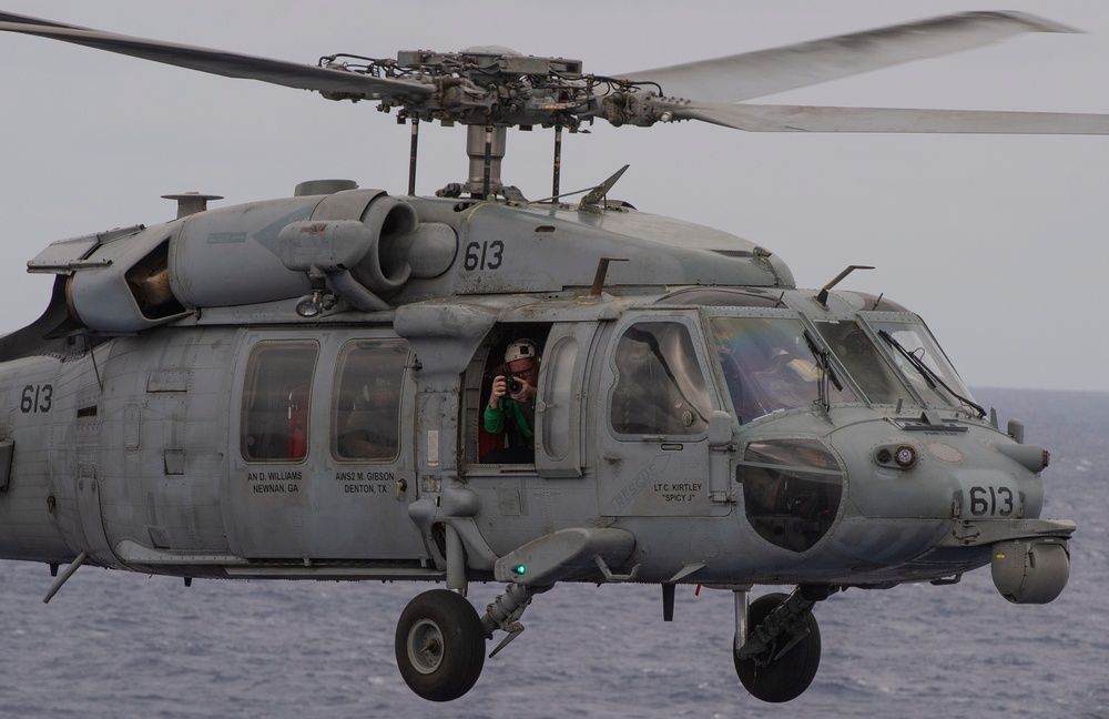 USS Nimitz and Carrier Air Wing 17 Perform Air Power Demo