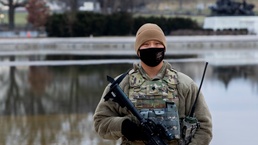 Spc. Kyle Moore Guards US Capitol Building