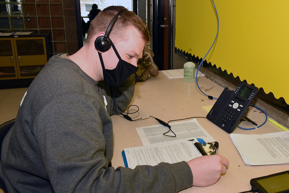 Michigan’s Task Force Red Lion, Administers the COVID-19 Vaccine