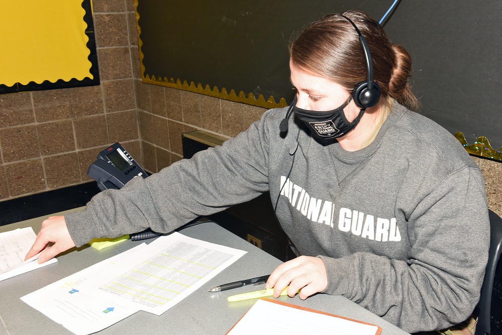 Michigan’s Task Force Red Lion, Administers the COVID-19 Vaccine