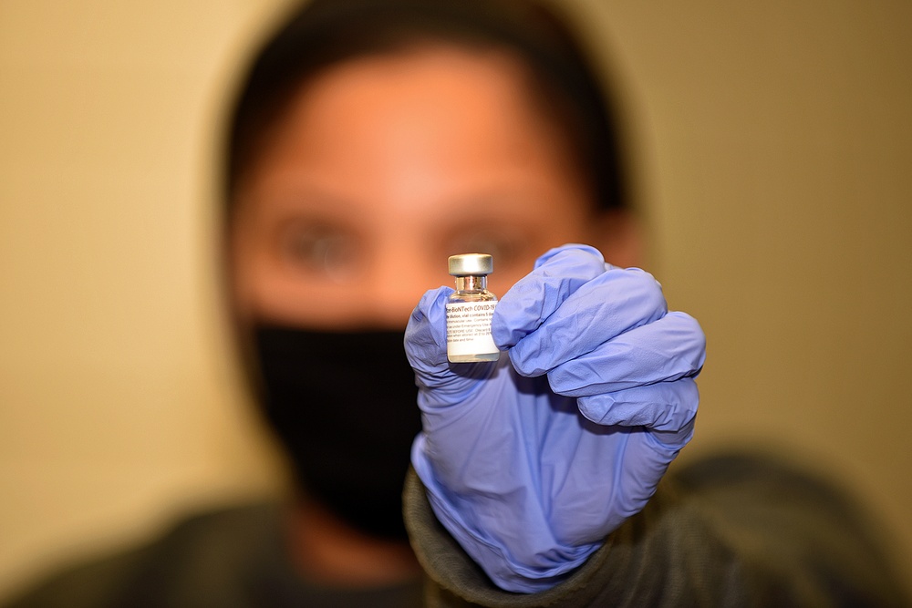 Michigan’s Task Force Red Lion, Administers the COVID-19 Vaccine