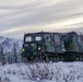 Spartan Paratroopers use Arctic style transport during Arctic Warrior 21