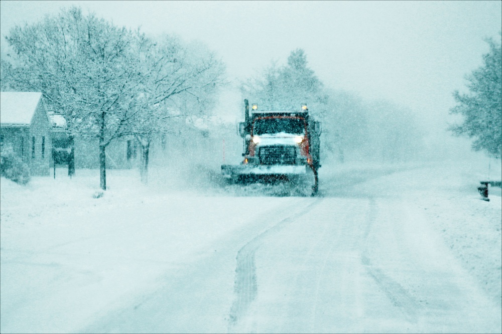 February 2021 snow removal operations at Fort McCoy