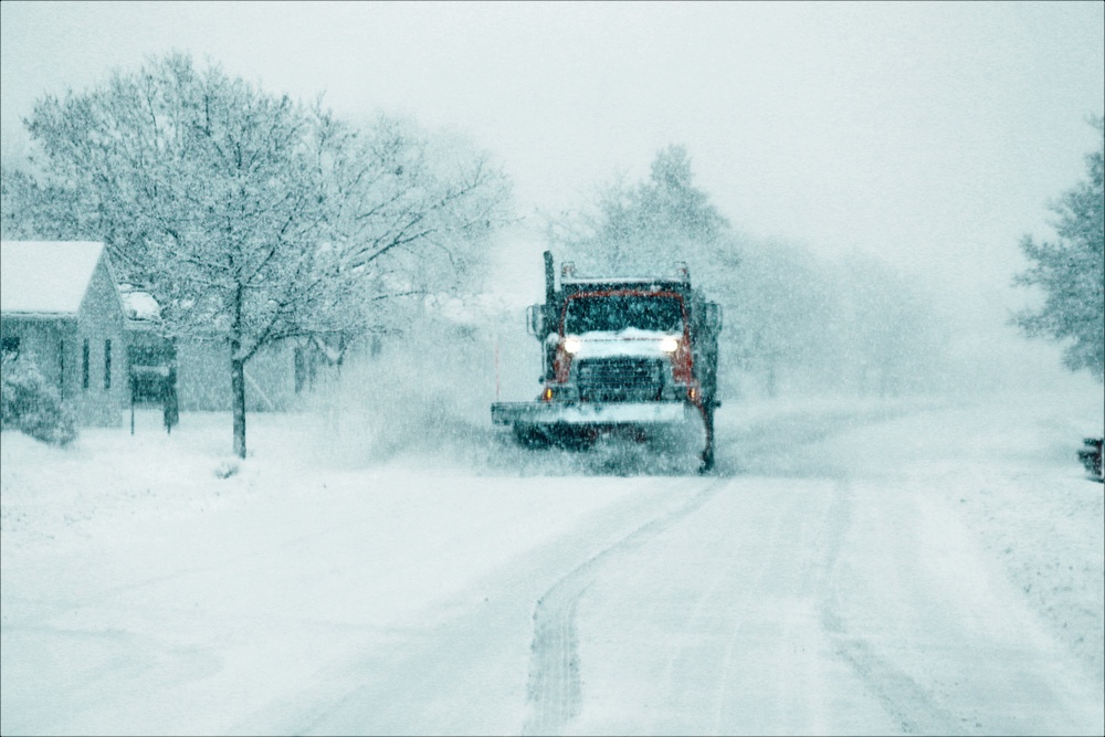 February 2021 snow removal operations at Fort McCoy
