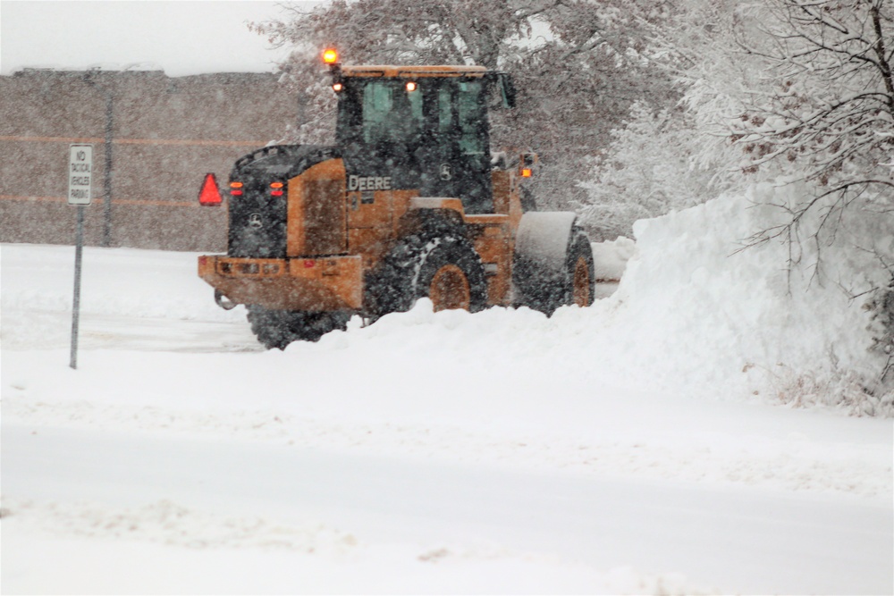 February 2021 snow removal operations at Fort McCoy February 2021 snow removal operations at Fort McCoy