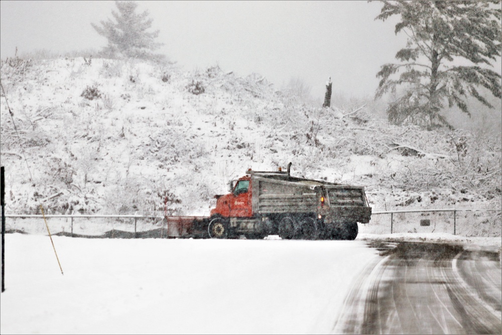 February 2021 snow removal operations at Fort McCoy