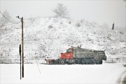 February 2021 snow removal operations at Fort McCoy