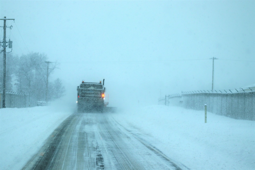 February 2021 snow removal operations at Fort McCoy February 2021 snow removal operations at Fort McCoy