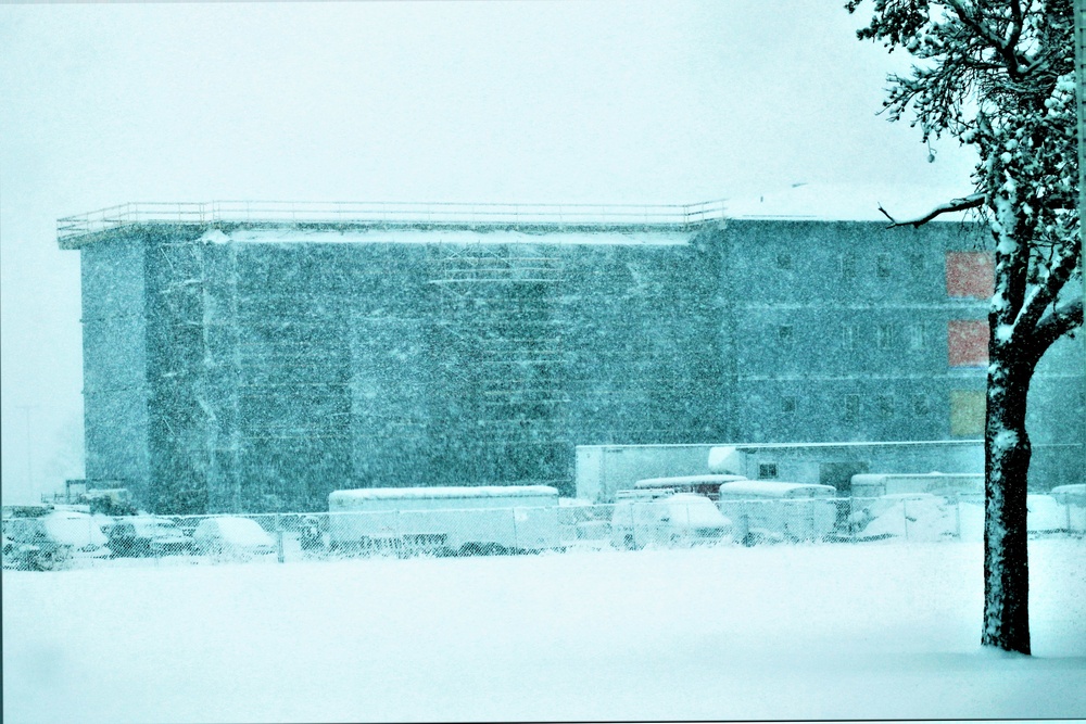 Construction of new, modern barracks building continues at Fort McCoy