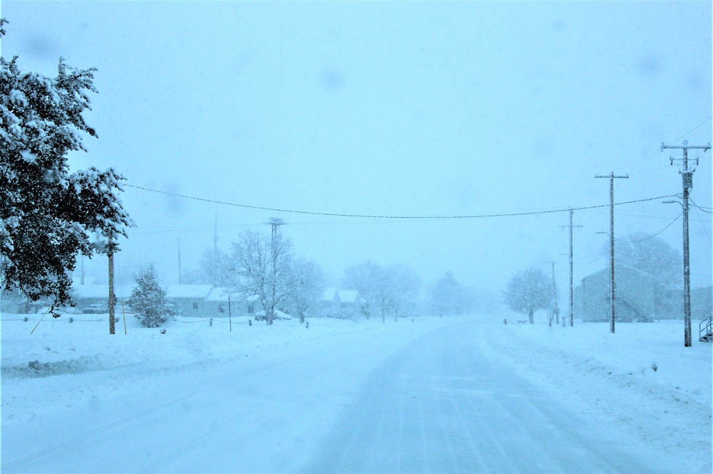 February 2021 winter scenes at Fort McCoy