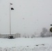 American Flag and Fort McCoy