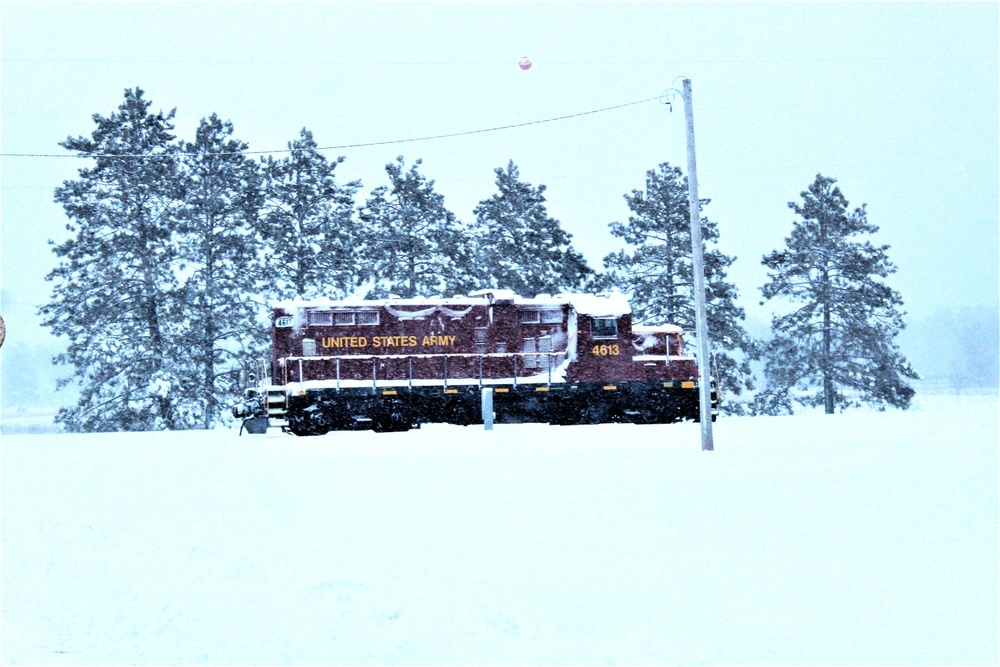 DVIDS - Images - Army locomotive in a snow storm at Fort McCoy [Image 3 ...
