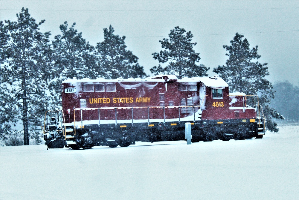 DVIDS - Images - Army locomotive in a snow storm at Fort McCoy [Image 9 ...