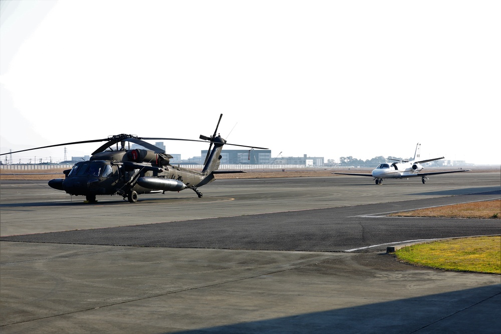 Bilateral aviation assets support Tomodachi Rescue Exercise from Camp Kita-Tokushima