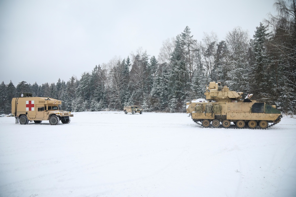 Convoy to live fire range