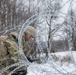 Cutting through concertina wire