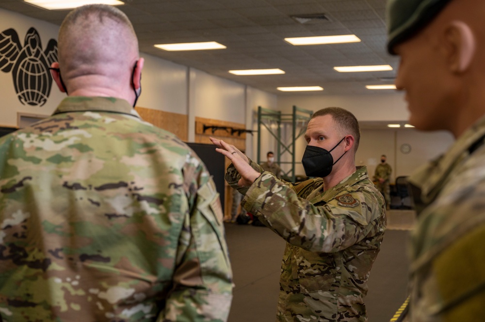 18th Air Force command chief tours SERE