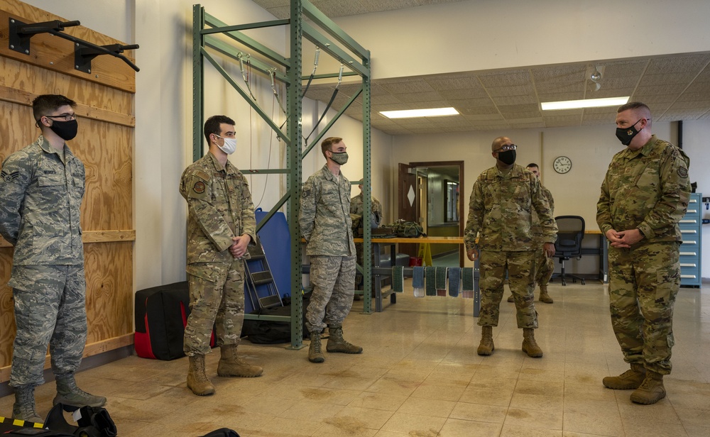 18th Air Force command chief tours SERE
